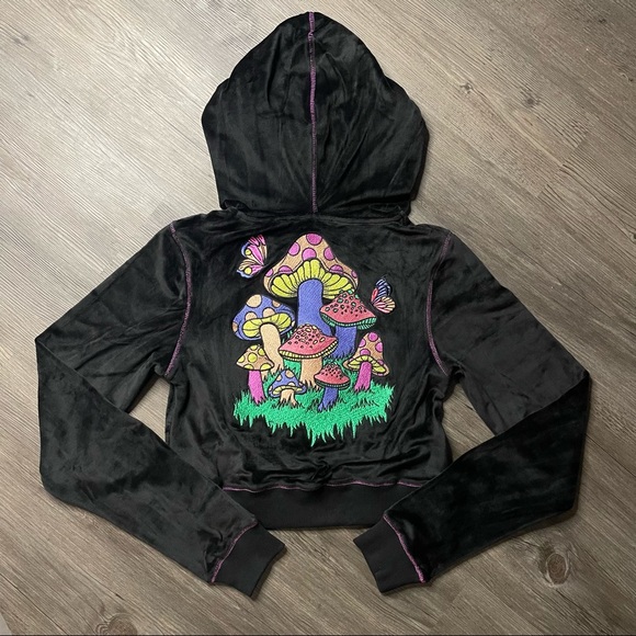 Current Mood:
Mind Trip Velour Zip-Up Hoodie - Picture 2 of 7